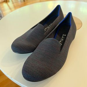 Rothy's Black and Blue Loafers